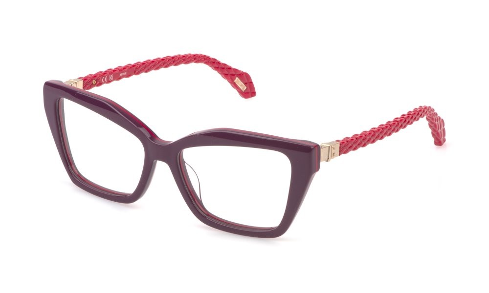 Eyeglasses Just Cavalli VJC165 (0AHG) color ciclamino+fuxia lucido 