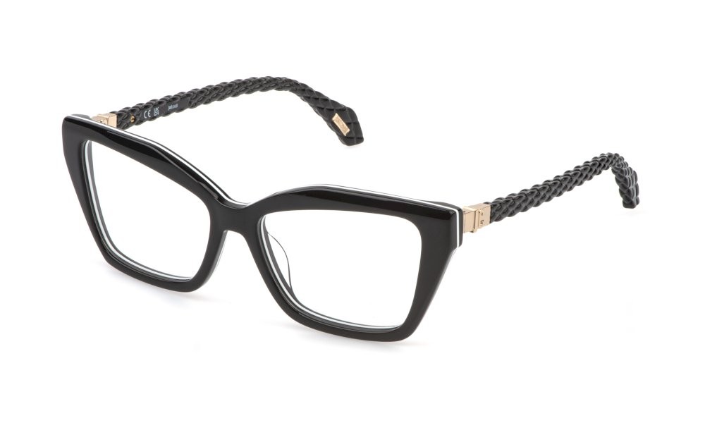 Eyeglasses Just Cavalli VJC165 (9H9Y) color top nero+bianco+nero 