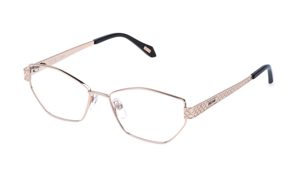 Eyeglasses Just Cavalli VJC167 (0300) color oro rose' lucido 