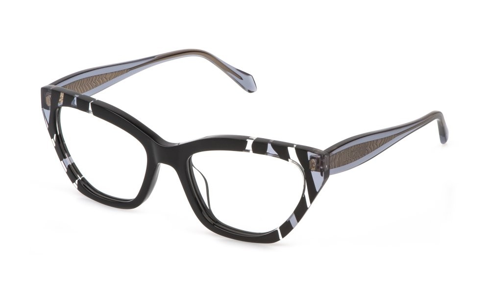 Eyeglasses Just Cavalli VJC184V (700Y) color nero lucido 