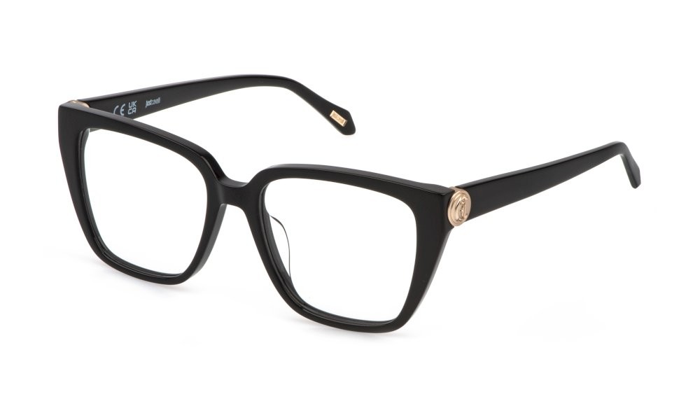 Eyeglasses Just Cavalli VJC186 (0700) color nero lucido 