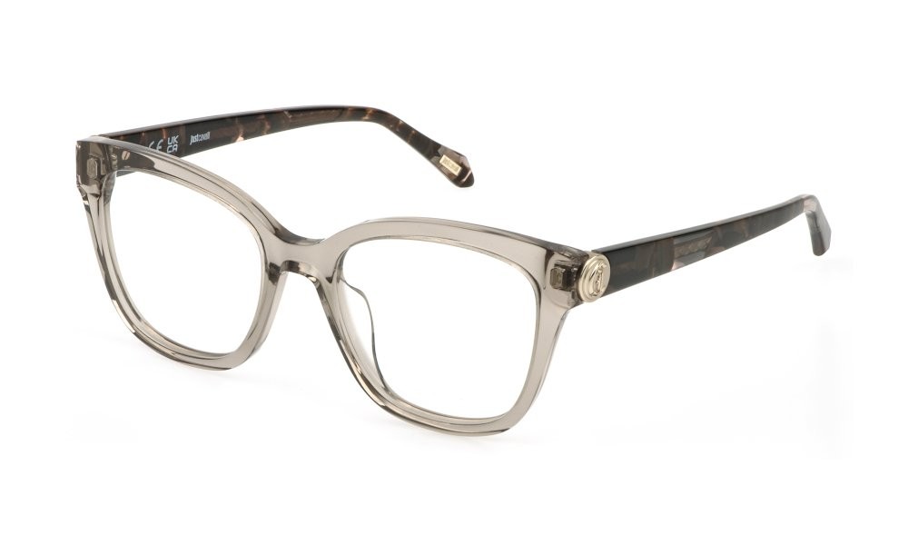 Eyeglasses Just Cavalli VJC187 (01GQ) color avana marrone/rosa 