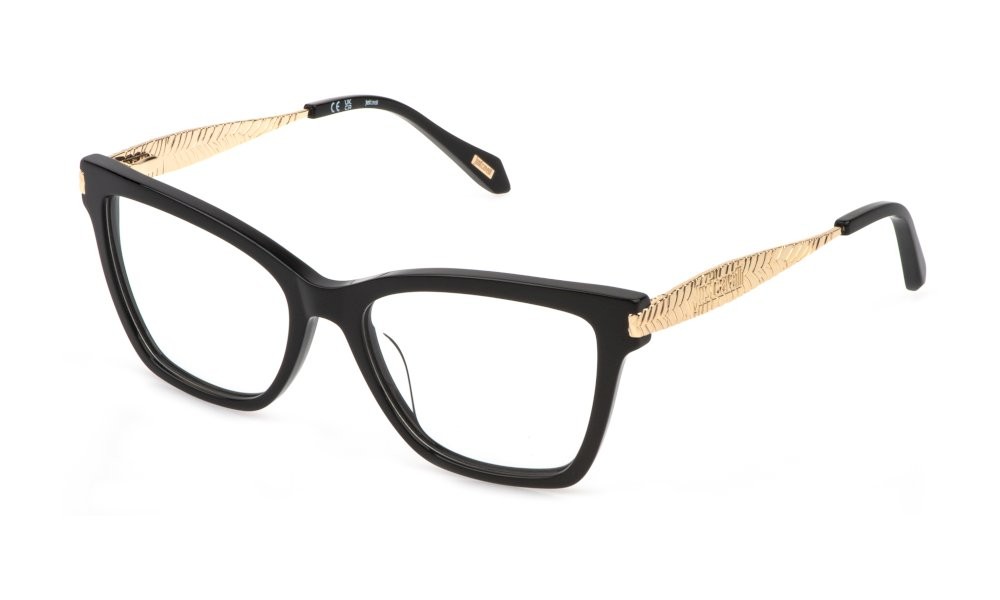 Eyeglasses Just Cavalli VJC190 (0700) color nero lucido 