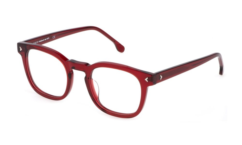 Brillen Lozza Rimini 1 VL4274V (0V64) farbe rosso bordeaux trasparente lucido 