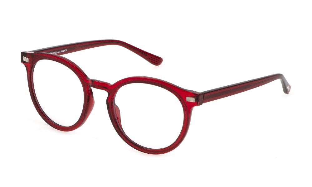 Brillen Lozza Zilo bold 1 VL4287 (0999) farbe rosso trasparente lucido 