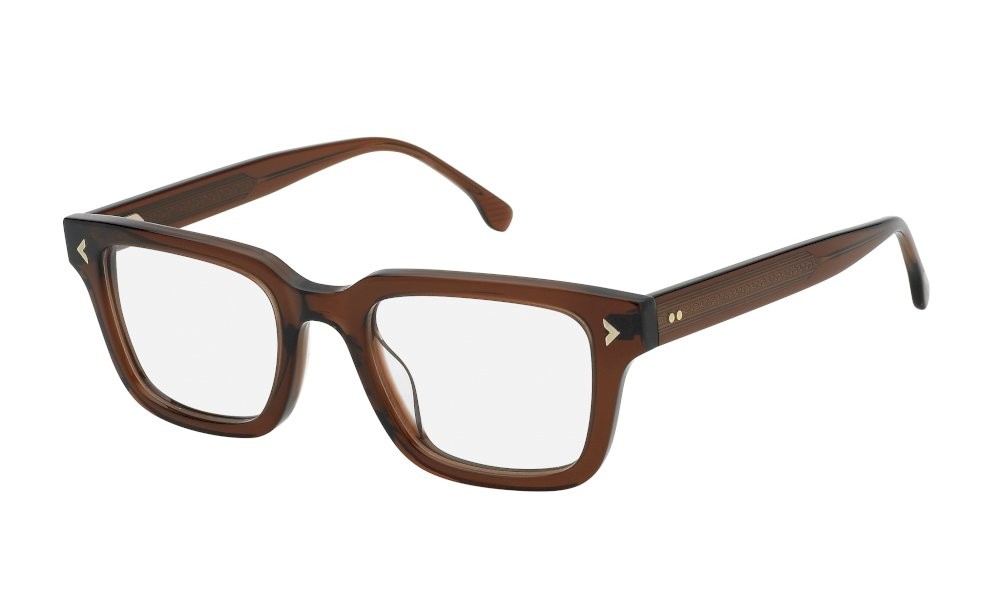 Brillen Lozza VL4297 (07AY) farbe marrone trasparente lucido 