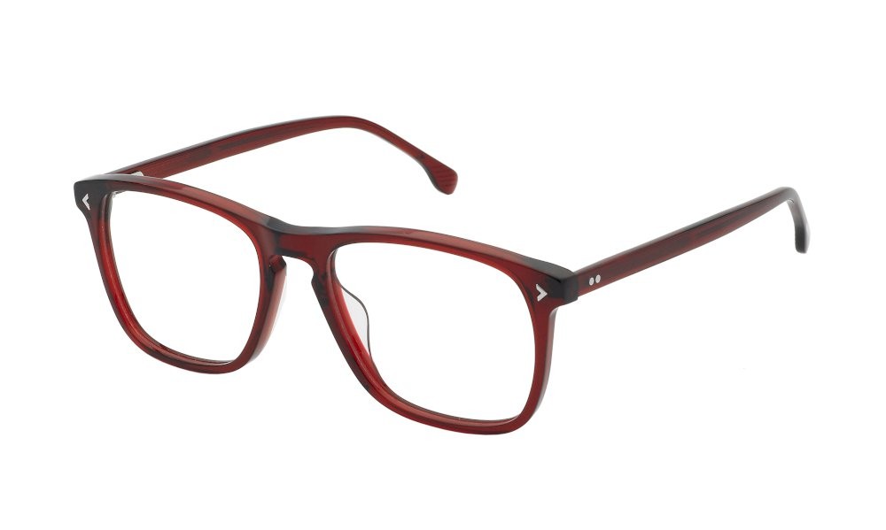 Brillen Lozza Amalfi 2 VL4332 (0V64) farbe rosso bordeaux trasparente lucido 