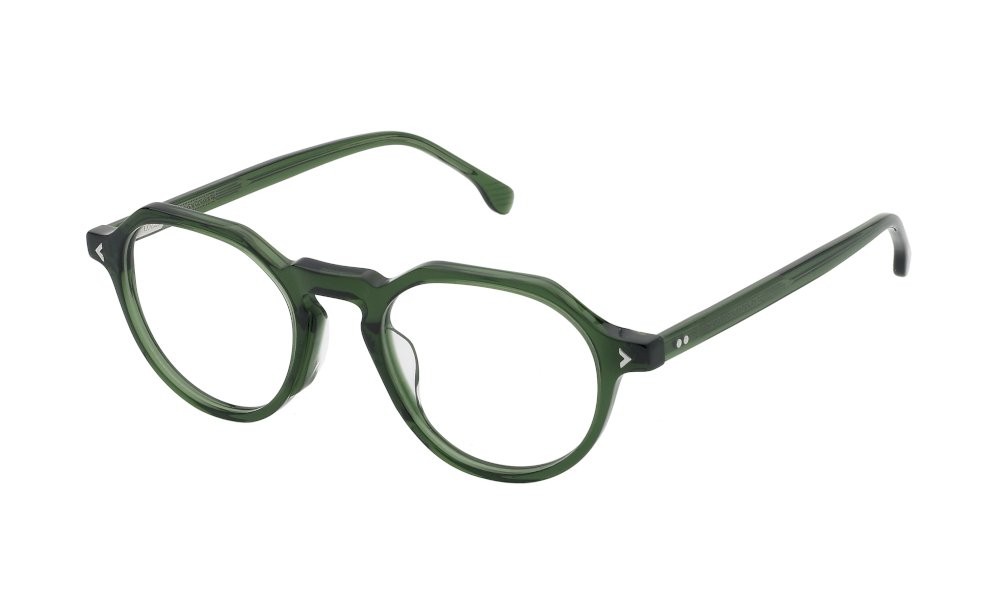 Occhiali da vista Lozza Amalfi 3 VL4333 (0G61) colore verde trasparente lucido 