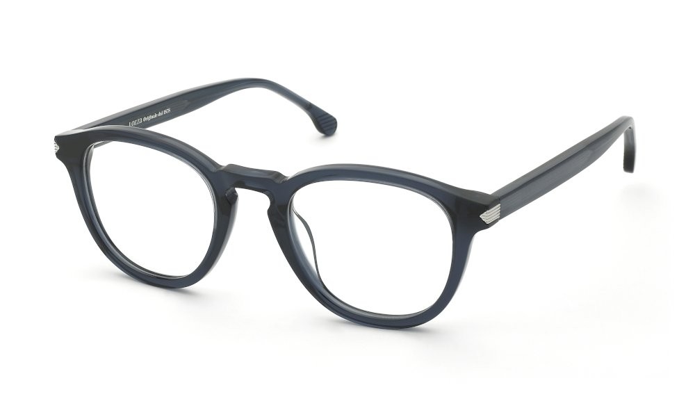 Occhiali da vista Lozza Maratea 2 VL4373 (0W47) colore blu trasparente lucido 