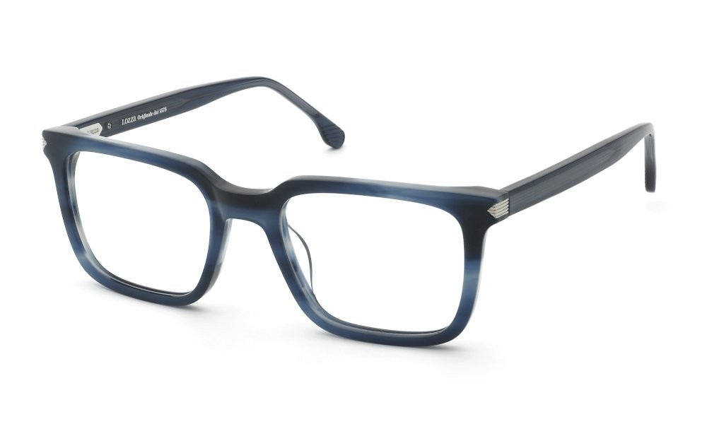 Occhiali da vista Lozza Maratea 5 VL4387 (0VAB) colore melange blu 