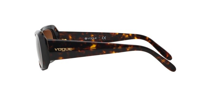 Occhiali da sole Vogue VO 2606S (W65613) colore havana forma rettangolare lenti brown gradient