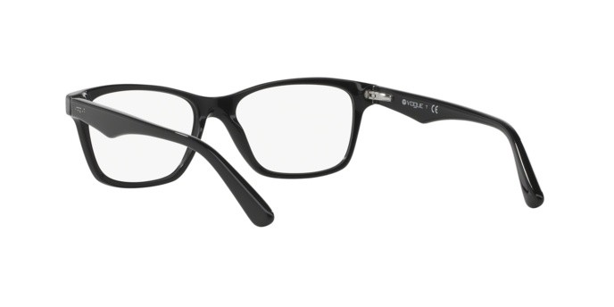 Brillen Vogue VO 2787 (W44) farbe black form quadratisch gläser demo lens