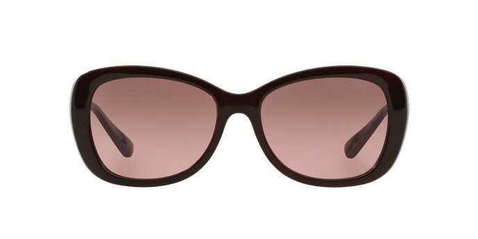Sunglasses Vogue VO 2943SB (194114) color top brown/opal pink shape butterfly lenses pink gradient brown