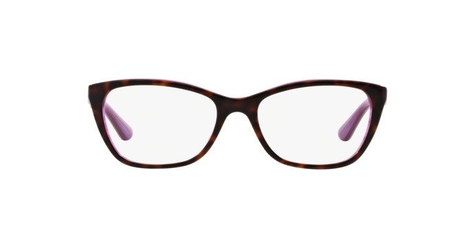 Brillen Vogue VO 2961 (2019) farbe havana/lilac/tr violet form cat-eye gläser demo lens