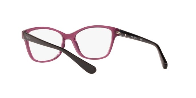 Brillen Vogue VO 2998 (2761) farbe transparent violet form cat-eye gläser demo lens