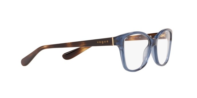 Occhiali da vista Vogue VO 2998 (2762) colore transparent blue forma cat eye lenti demo ens