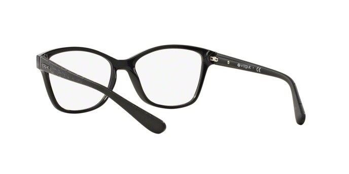 Occhiali da vista Vogue VO 2998 (W44) colore black forma cat eye lenti demo lens