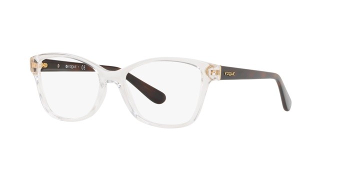 Occhiali da vista Vogue VO 2998 (W745) colore transparent forma cat eye lenti demo lens