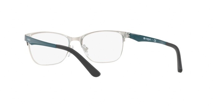 Occhiali da vista Vogue VO 3940 (5068) colore dark green/silver forma quadrato lenti demo lens