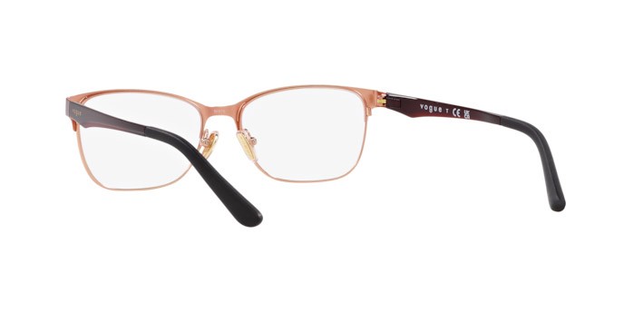 Eyeglasses Vogue VO 3940 (5170) color top bordeaux/oro rosé shape square lenses lente demo