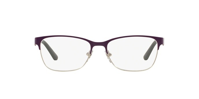 Eyeglasses Vogue VO 3940 (965S) color brushed plum/silver shape square lenses demo lens