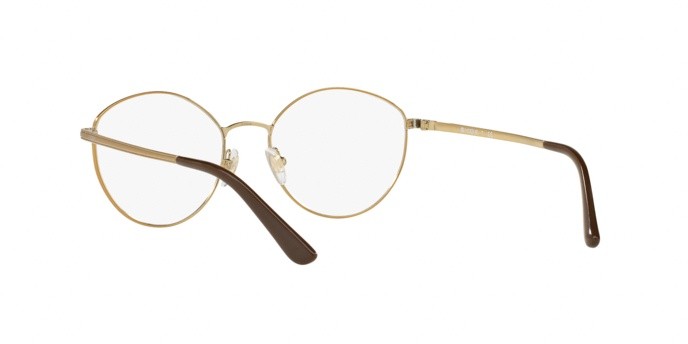 Brillen Vogue VO 4025 (5021) farbe brown/pale gold form unregelmäßig gläser demo lens