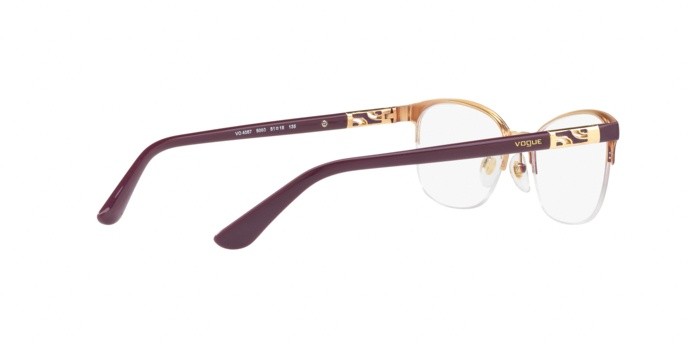 Occhiali da vista Vogue VO 4067 (5060) colore violet forma quadrato lenti demo lens