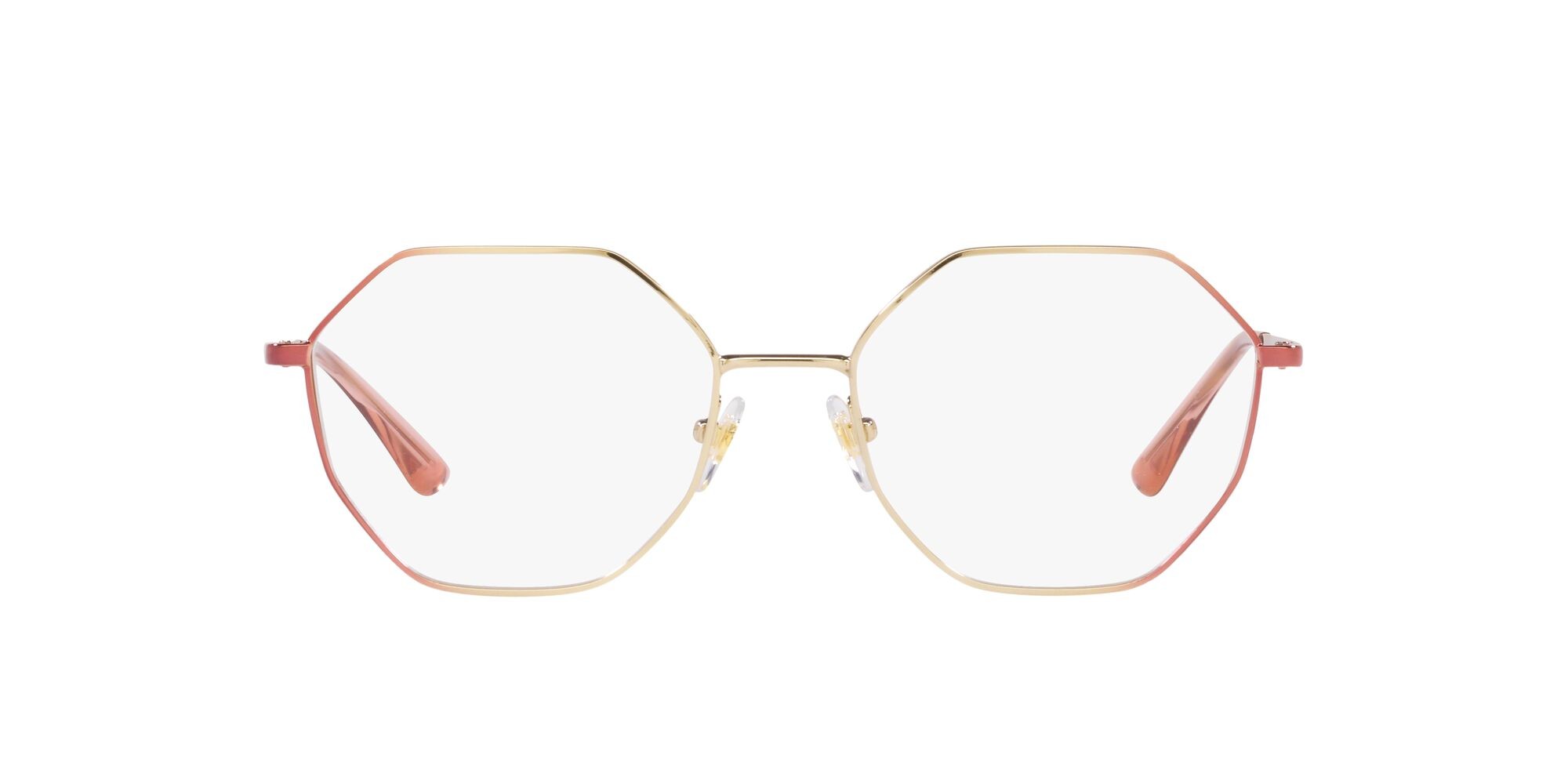 Brillen Vogue VO 4094 (5155) farbe rosso sfumato oro pallido form unregelmäßig gläser lente demo