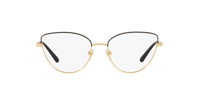 Brillen Vogue VO 4109 (280) farbe gold/black form cat-eye gläser demo lens