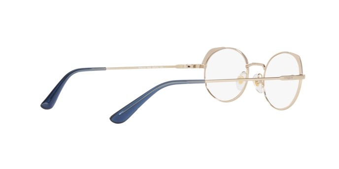 Brillen Vogue VO 4132 (848) farbe pale gold form unregelmäßig gläser demo lens