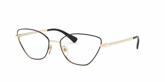 Brillen Vogue VO 4142B (280) farbe gold/black form schmetterling gläser demo lens