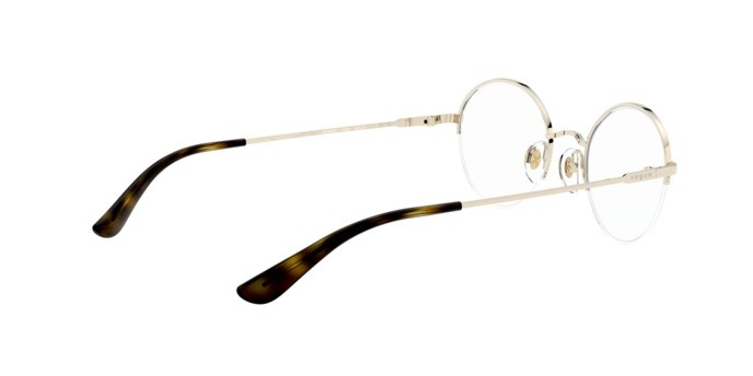 Brillen Vogue VO 4162 (848) farbe pale gold form oval gläser demo lens