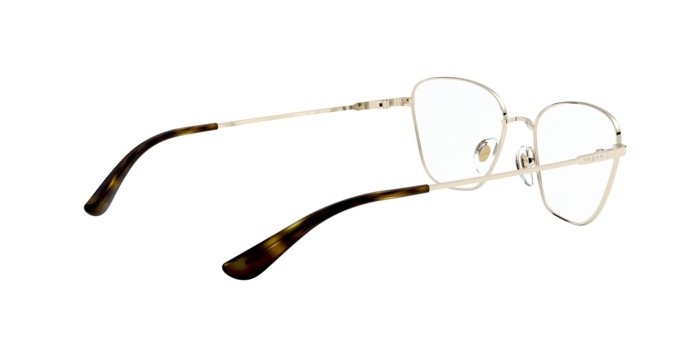 Occhiali da vista Vogue VO 4163 (848) colore pale gold forma irregolare lenti demo lens