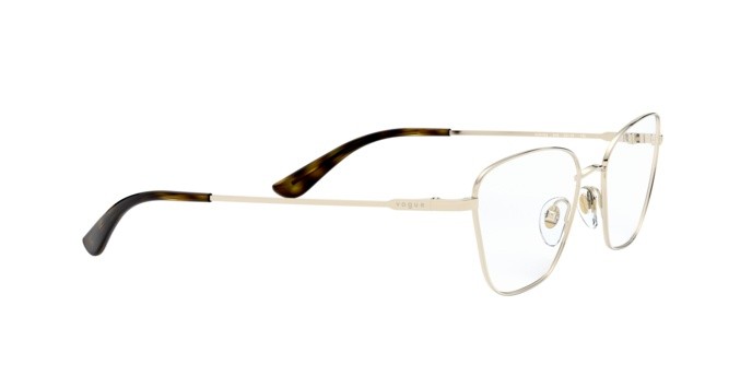 Occhiali da vista Vogue VO 4163 (848) colore pale gold forma irregolare lenti demo lens