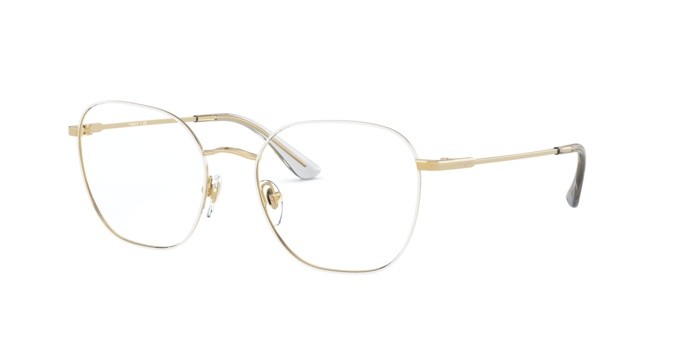 Brillen Vogue VO 4178 (5120) farbe white/gold form quadratisch gläser demo lens