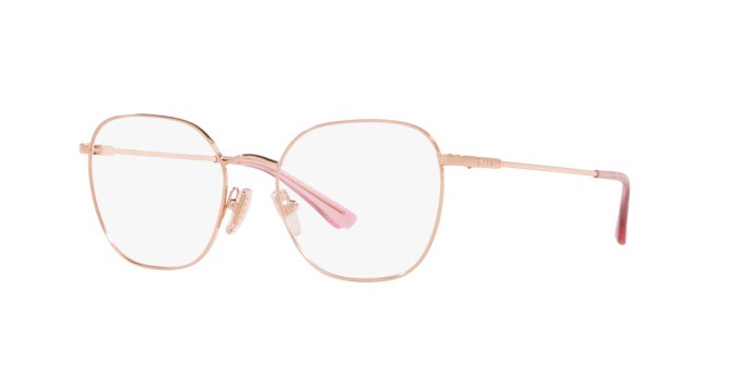 Eyeglasses Vogue VO 4178 (5152) color oro rosa shape square lenses lente demo