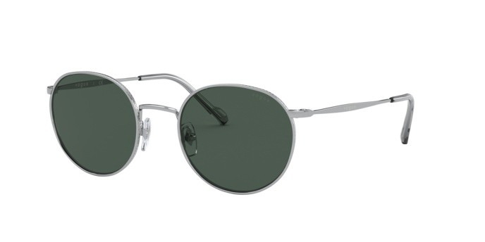 Sonnenbrillen Vogue VO 4182S (323/71) farbe silver form pantos gläser green