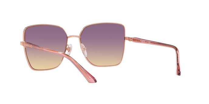 Sunglasses Vogue VO 4199S (515270) color rose gold shape butterfly lenses yellow gradient violet