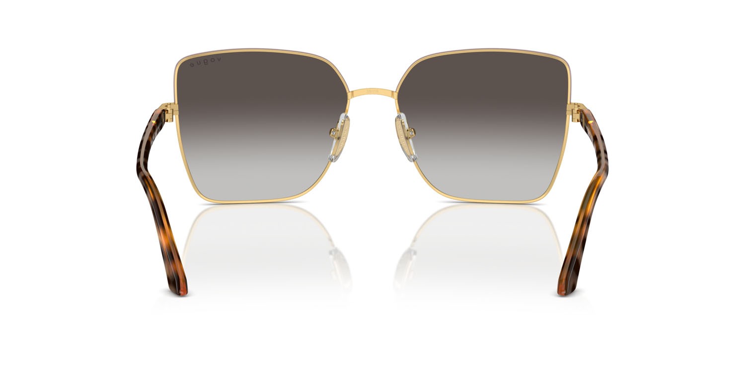 Sunglasses Vogue VO 4199S (51988G) color top antique rose/gold shape butterfly lenses grigio sfumato nero