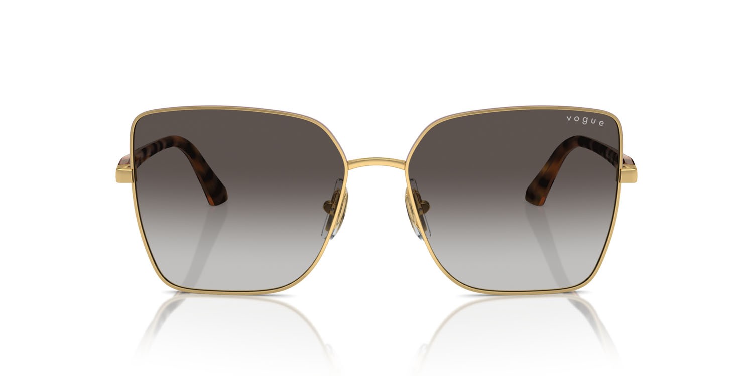 Sunglasses Vogue VO 4199S (51988G) color top antique rose/gold shape butterfly lenses grigio sfumato nero