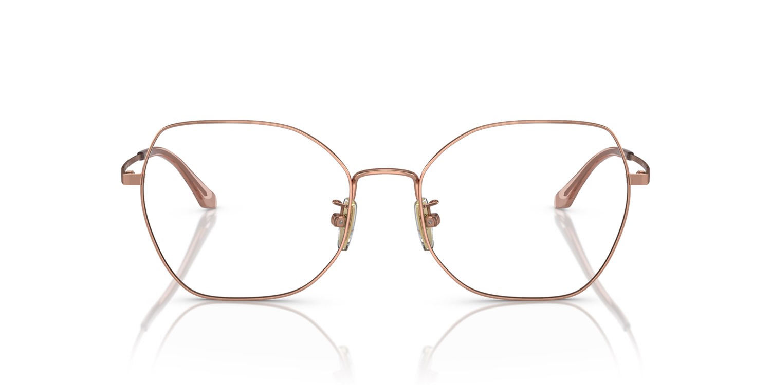 Occhiali da vista Vogue VO 4201D (5152) colore oro rose forma farfalla lenti lente demo