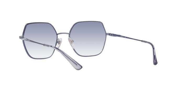 Sonnenbrillen Vogue VO 4207S (515019) farbe dark violet form unregelmäßig gläser clear gradient light blue