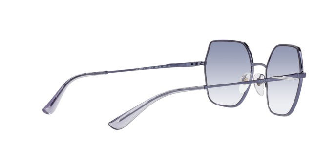 Sonnenbrillen Vogue VO 4207S (515019) farbe dark violet form unregelmäßig gläser clear gradient light blue
