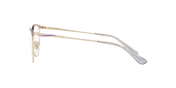 Eyeglasses Vogue VO 4208 (5140) color top violet/pale gold shape butterfly lenses demo lens