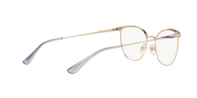 Eyeglasses Vogue VO 4208 (5140) color top violet/pale gold shape butterfly lenses demo lens