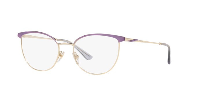 Eyeglasses Vogue VO 4208 (5140) color top violet/pale gold shape butterfly lenses demo lens