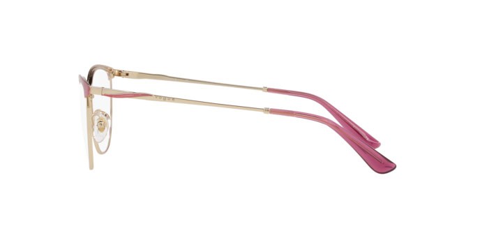 Occhiali da vista Vogue VO 4208 (5141) colore top pink/pale gold forma farfalla lenti demo lens