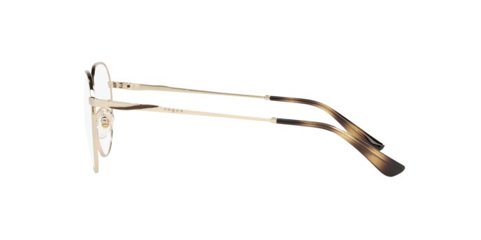 Eyeglasses Vogue VO 4209 (848) color pale gold shape irregular lenses demo lens