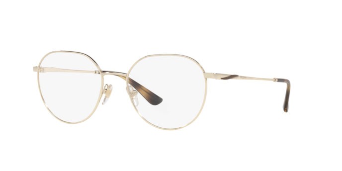 Eyeglasses Vogue VO 4209 (848) color pale gold shape irregular lenses demo lens
