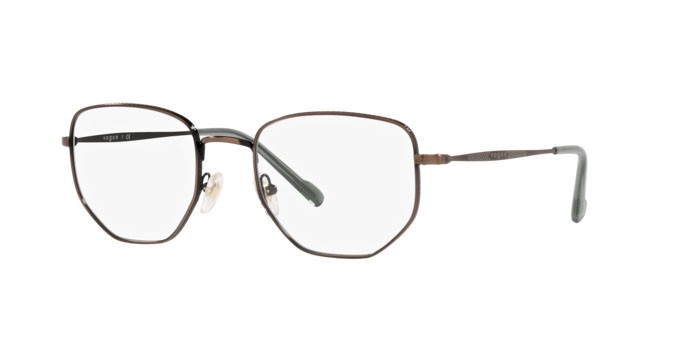 Brillen Vogue VO 4221 (5135) farbe copper antique form unregelmäßig gläser demo lens